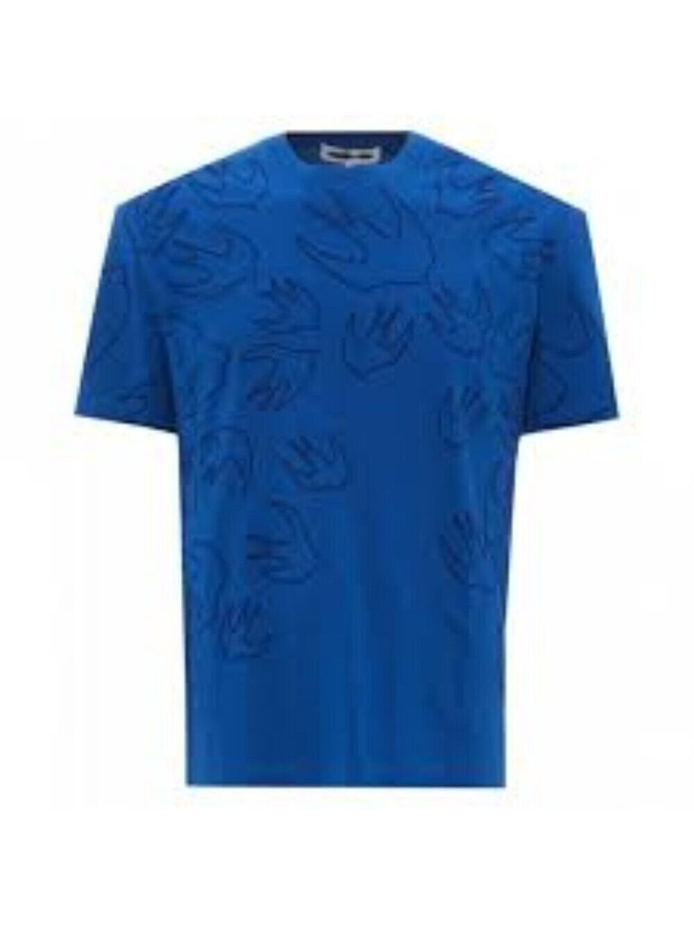 McQ Alexander McQueen blue Men Tshirt sz small swallow print